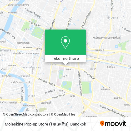 Moleskine Pop-up Store (โมเลสกิน) map