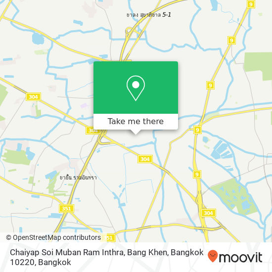 Chaiyap Soi Muban Ram Inthra, Bang Khen, Bangkok 10220 map