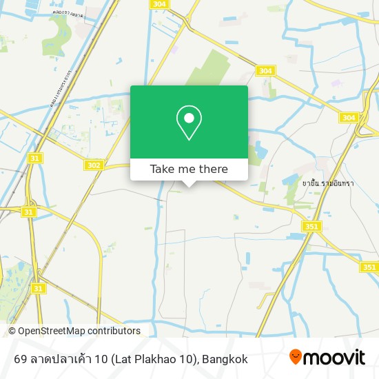 69 ลาดปลาเค้า 10 (Lat Plakhao 10) map