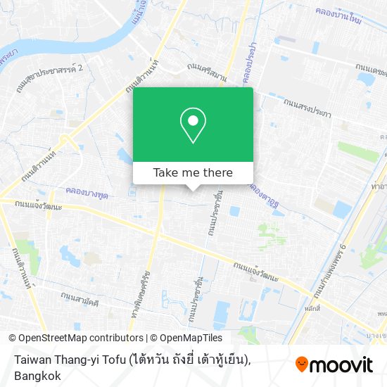 Taiwan Thang-yi Tofu (ไต้หวัน ถังยี่ เต้าหู้เย็น) map