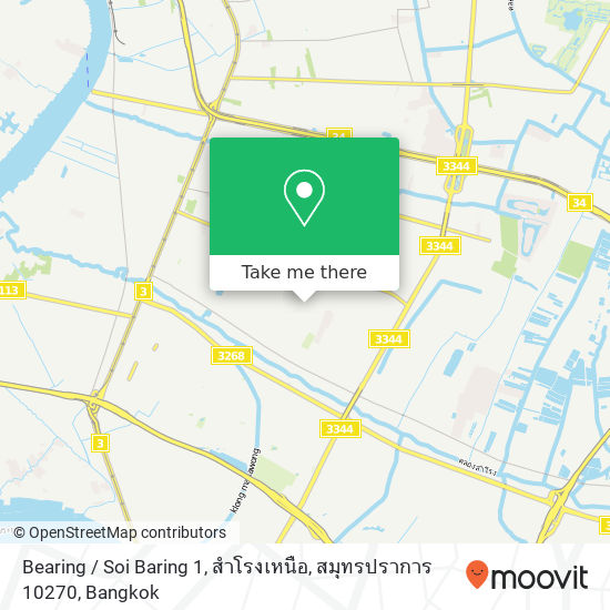 Bearing / Soi Baring 1, สำโรงเหนือ, สมุทรปราการ 10270 map