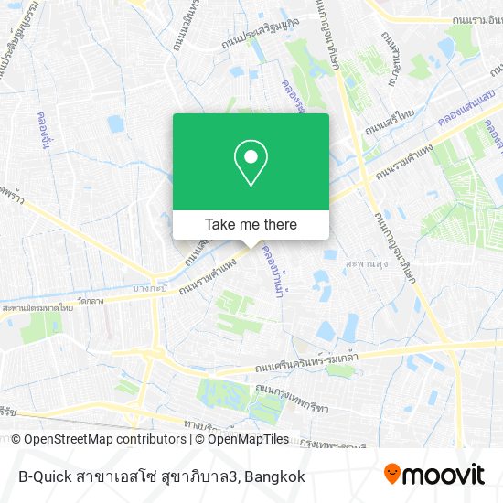 B-Quick สาขาเอสโซ่ สุขาภิบาล3 map