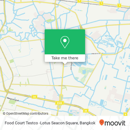 Food Court Testco -Lotus Seacon Square map