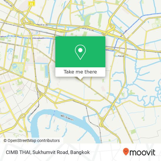 CIMB THAI, Sukhumvit Road map