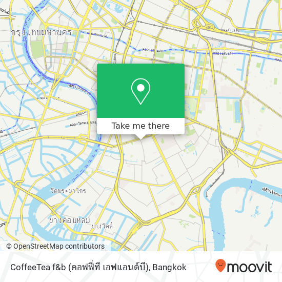 CoffeeTea f&b (คอฟฟี่ที เอฟแอนด์บี) map