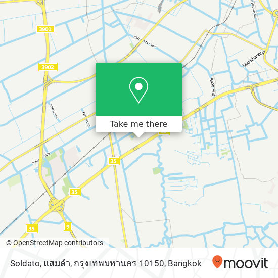 Soldato, แสมดำ, กรุงเทพมหานคร 10150 map