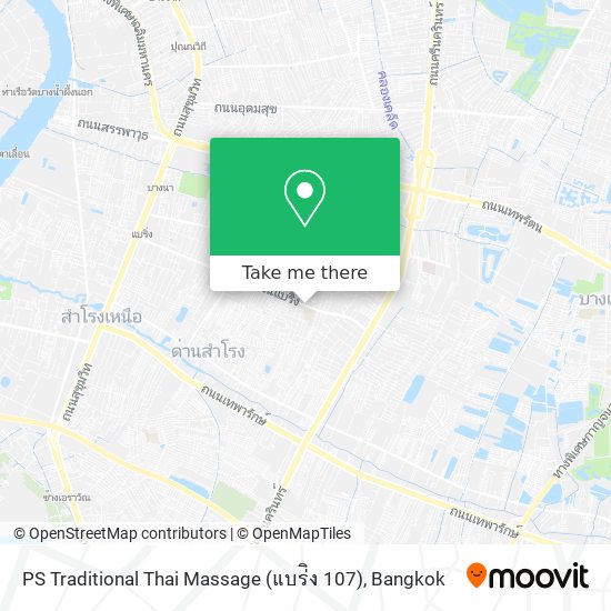 PS Traditional Thai Massage (แบร่ิง 107) map