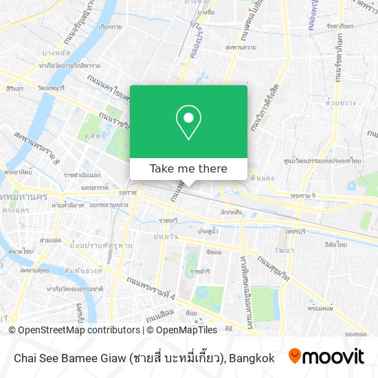 Chai See Bamee Giaw (ชายสี่ บะหมี่เกี๊ยว) map