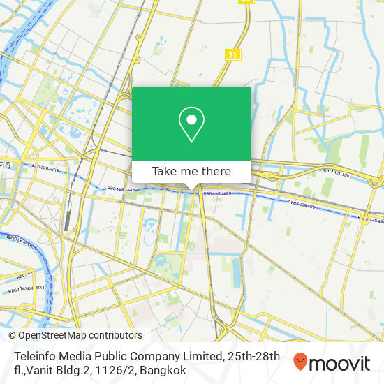Teleinfo Media Public Company Limited, 25th-28th fl.,Vanit Bldg.2, 1126 / 2 map