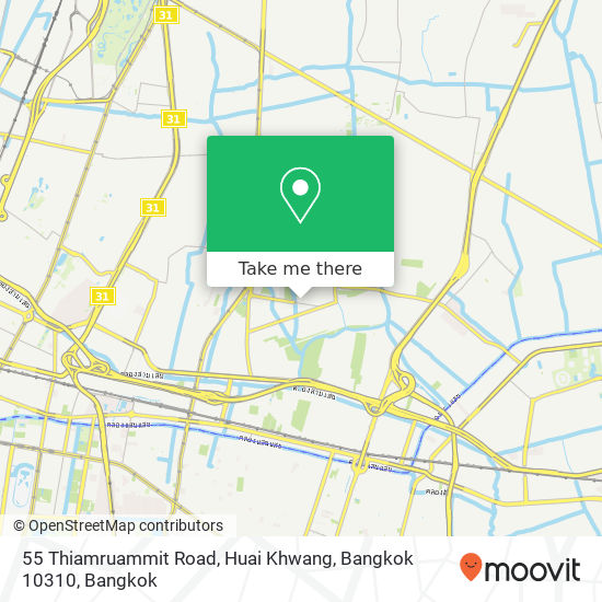 55 Thiamruammit Road, Huai Khwang, Bangkok 10310 map