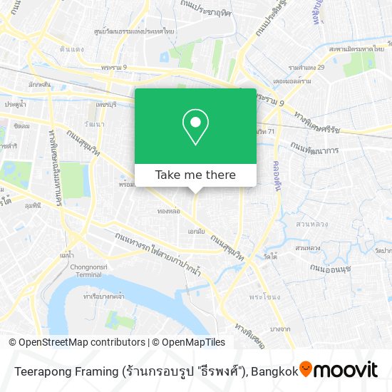 Teerapong Framing (ร้านกรอบรูป "ธีรพงศ์") map