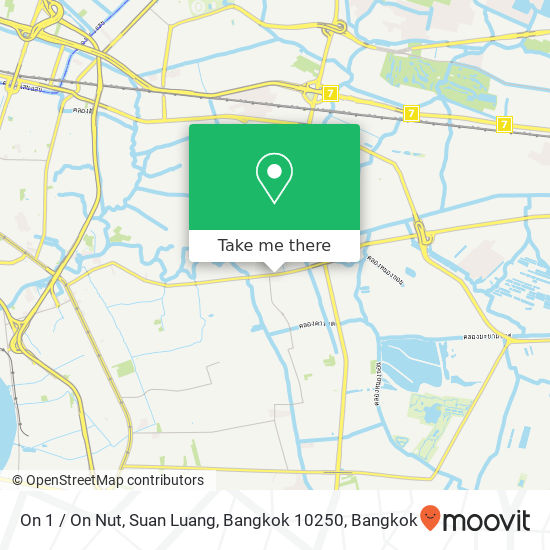 On 1 / On Nut, Suan Luang, Bangkok 10250 map