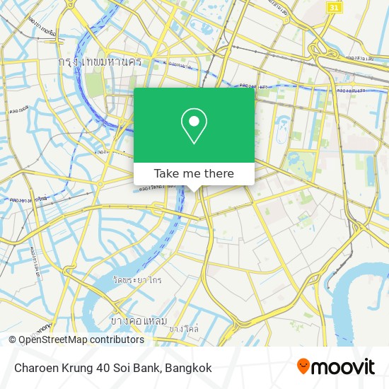 Charoen Krung 40 Soi Bank map