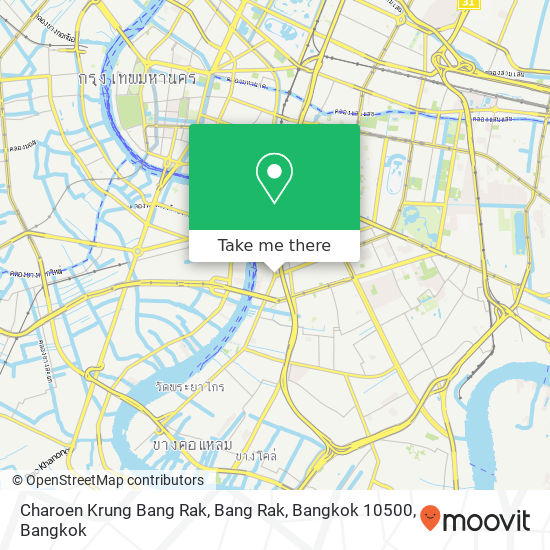 Charoen Krung Bang Rak, Bang Rak, Bangkok 10500 map