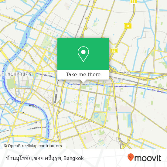 บ้านสุโขทัย, ซอย ศรีสุรุท map