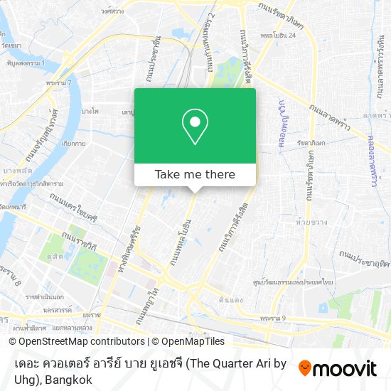 เดอะ ควอเตอร์ อารีย์ บาย ยูเอชจี (The Quarter Ari by Uhg) map