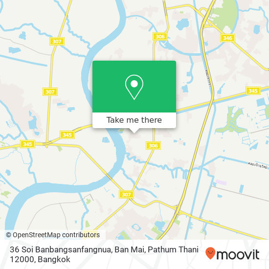 36 Soi Banbangsanfangnua, Ban Mai, Pathum Thani 12000 map