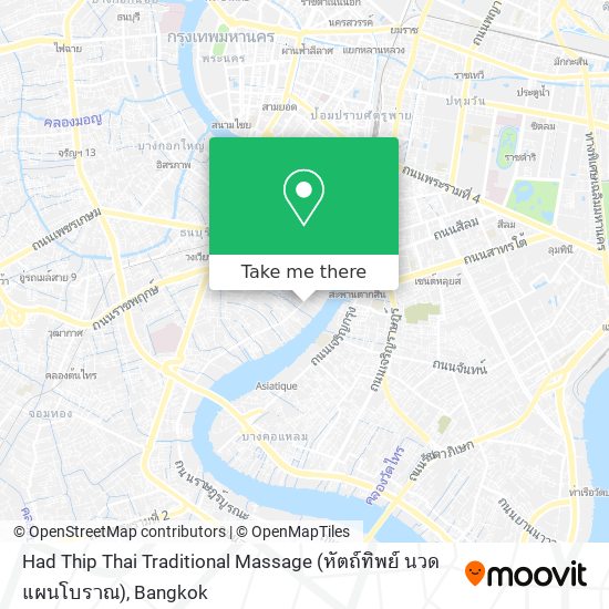 Had Thip Thai Traditional Massage (หัตถ์ทิพย์ นวดแผนโบราณ) map