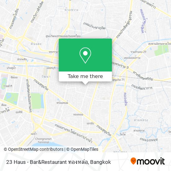 23 Haus - Bar&Restaurant ทองหล่อ map