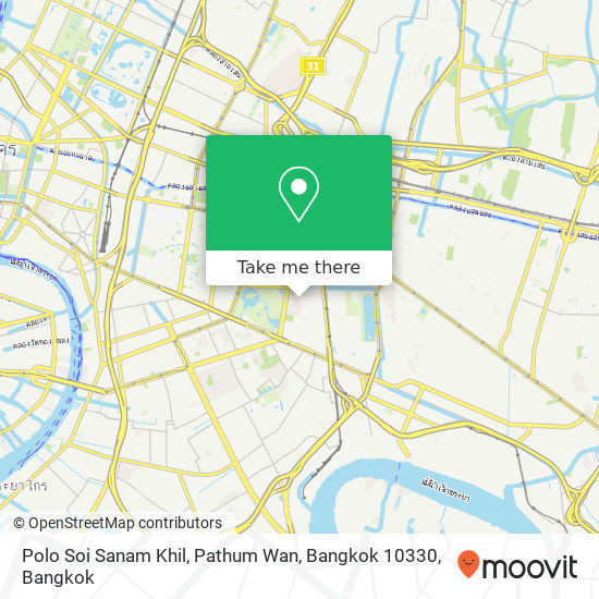 Polo Soi Sanam Khil, Pathum Wan, Bangkok 10330 map