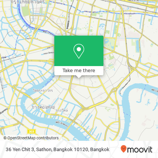 36 Yen Chit 3, Sathon, Bangkok 10120 map