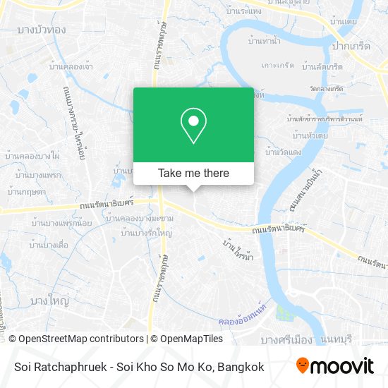 Soi Ratchaphruek - Soi Kho So Mo Ko map