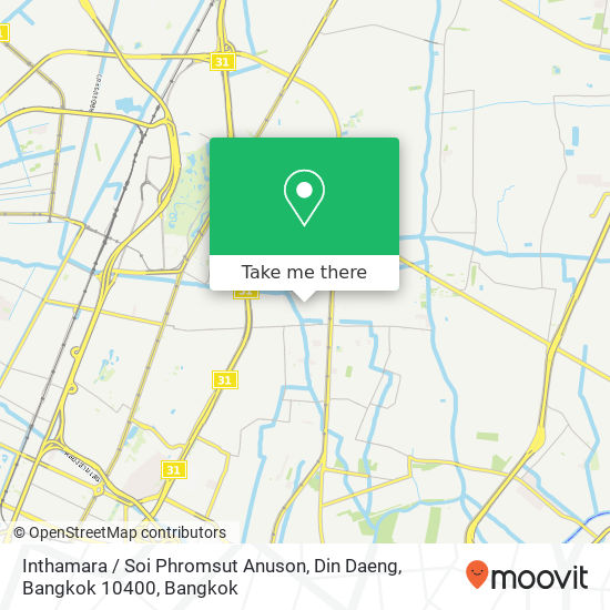 Inthamara / Soi Phromsut Anuson, Din Daeng, Bangkok 10400 map