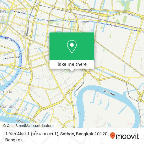 1 Yen Akat 1 (เย็นอากาศ 1), Sathon, Bangkok 10120 map