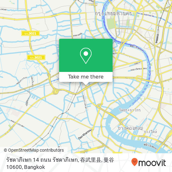 รัชดาภิเษก 14 ถนน รัชดาภิเษก, 吞武里县, 曼谷 10600 map