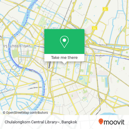 Chulalongkorn Central Library~ map