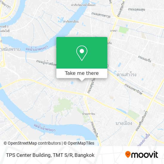 TPS Center Building, TMT S/R map