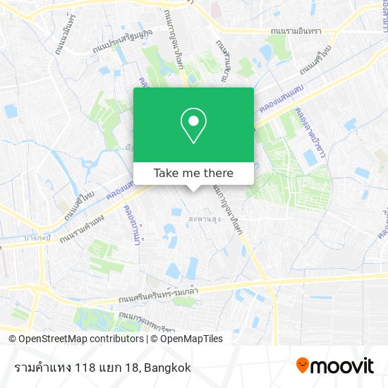 รามคำแหง 118 แยก 18 map