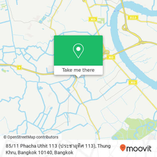 85 / 11 Phacha Uthit 113 (ประชาอุทิศ 113), Thung Khru, Bangkok 10140 map