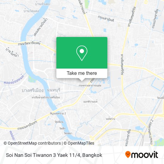 Soi Nan Soi Tiwanon 3 Yaek 11 / 4 map