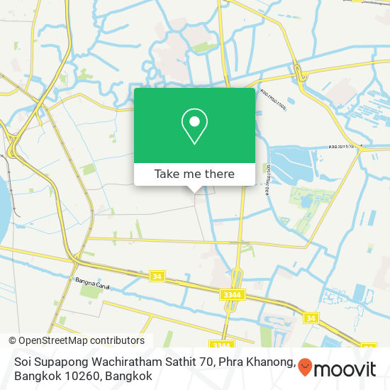 Soi Supapong Wachiratham Sathit 70, Phra Khanong, Bangkok 10260 map