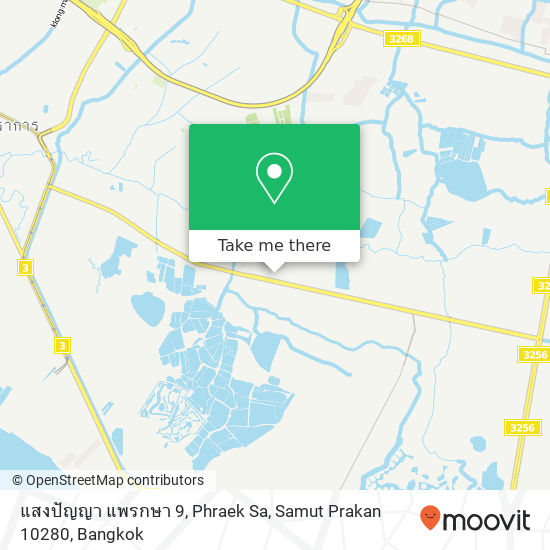 แสงปัญญา แพรกษา 9, Phraek Sa, Samut Prakan 10280 map