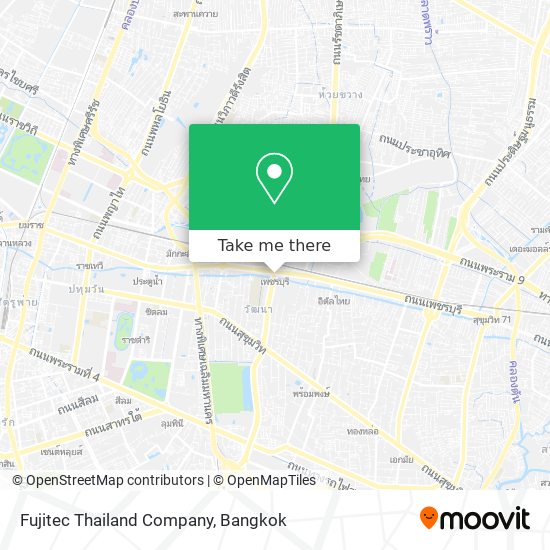 Fujitec Thailand Company map