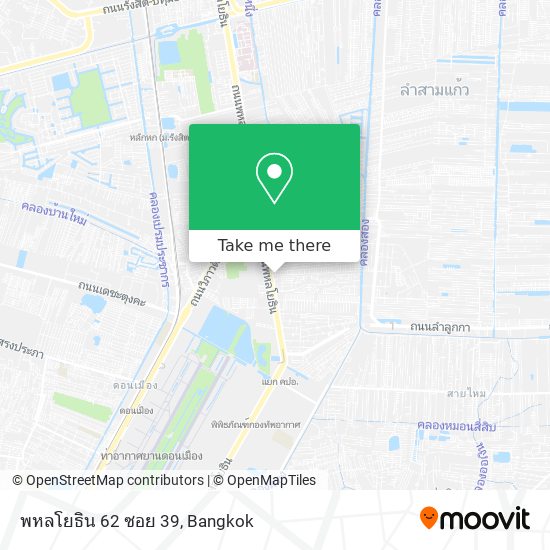 พหลโยธิน 62 ซอย 39 map