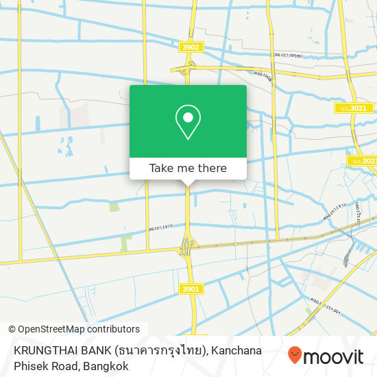 KRUNGTHAI BANK (ธนาคารกรุงไทย), Kanchana Phisek Road map