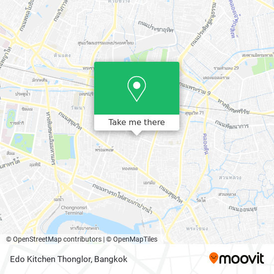 Edo Kitchen Thonglor map