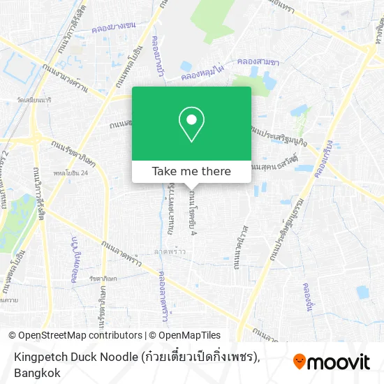Kingpetch Duck Noodle (ก๋วยเตี๋ยวเป็ดกิ่งเพชร) map
