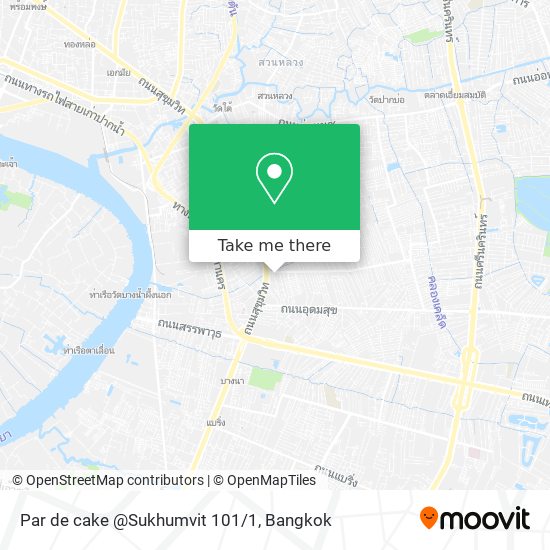 Par de cake @Sukhumvit 101/1 map