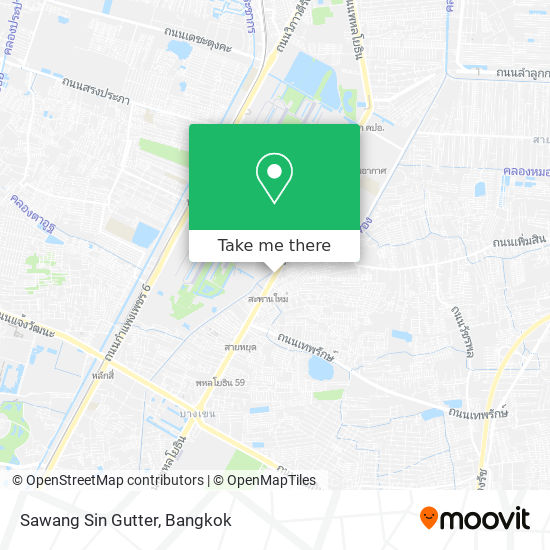 Sawang Sin Gutter map