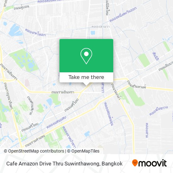 Cafe Amazon Drive Thru Suwinthawong map