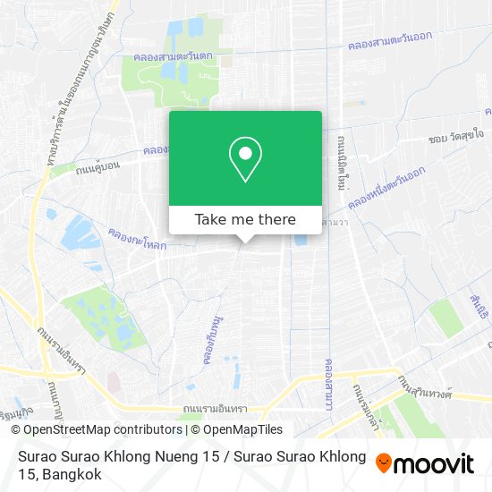 Surao Surao Khlong Nueng 15 / Surao Surao Khlong 15 map