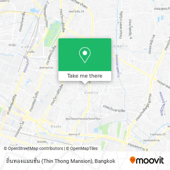 ถิ่นทองแมนชั่น (Thin Thong Mansion) map