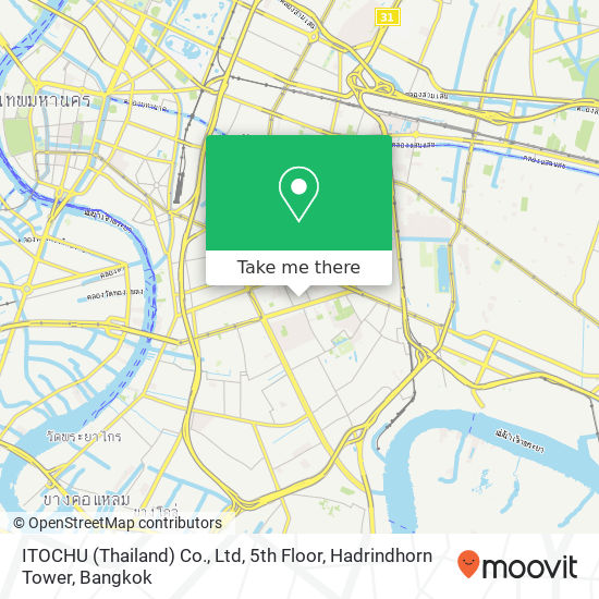 ITOCHU (Thailand) Co., Ltd, 5th Floor, Hadrindhorn Tower map