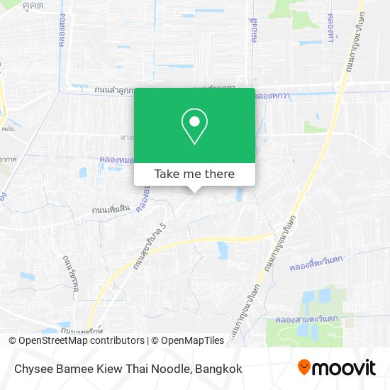 Chysee Bamee Kiew Thai Noodle map