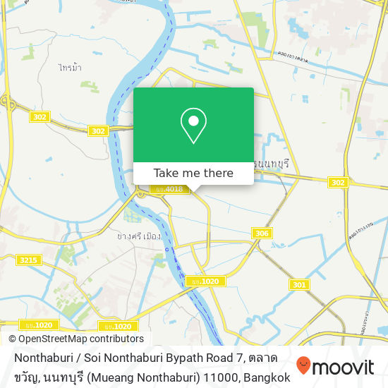 Nonthaburi / Soi Nonthaburi Bypath Road 7, ตลาดขวัญ, นนทบุรี (Mueang Nonthaburi) 11000 map