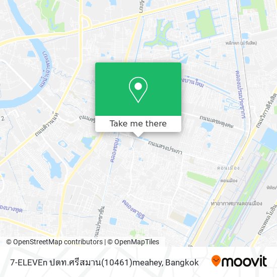 7-ELEVEn ปตท.ศรีสมาน(10461)meahey map